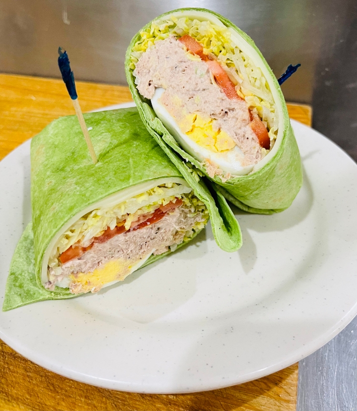 Order WICKED TUNA WRAP food online from Philly Cheesesteaks store, Berwyn on bringmethat.com