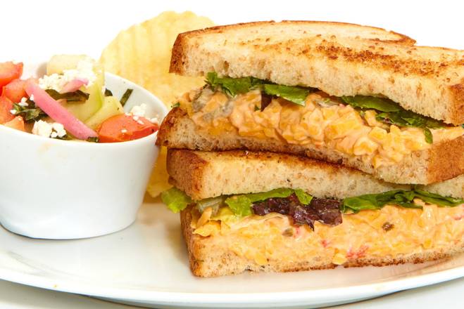 Order Spicy Pimento Cheese Sandwich food online from Taziki's Mediterranean Cafe store, Raleigh on bringmethat.com