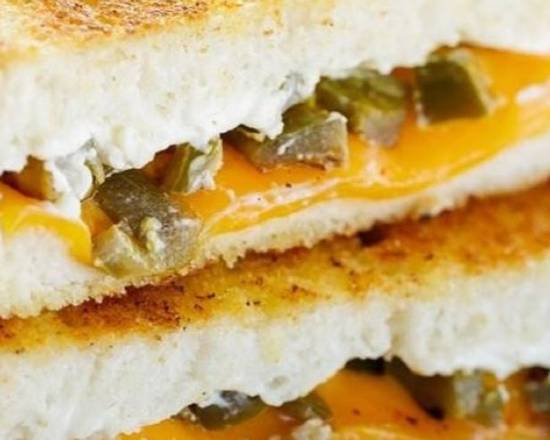 Order Jalapeno Popper Grilled Cheese food online from Baggin's Gourmet Sandwiches store, Oro Valley on bringmethat.com