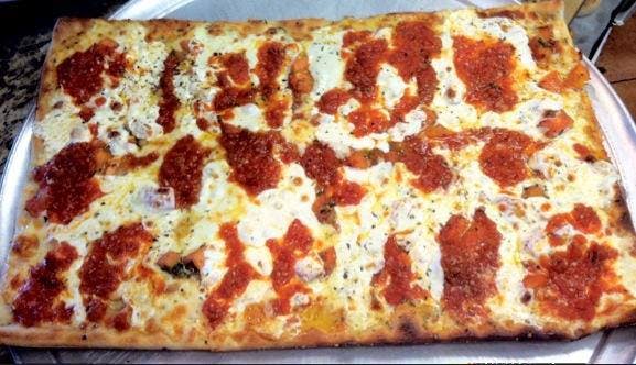 Order Grandma Pizza - 18'' food online from Bogo Pizza store, Cedarhurst on bringmethat.com