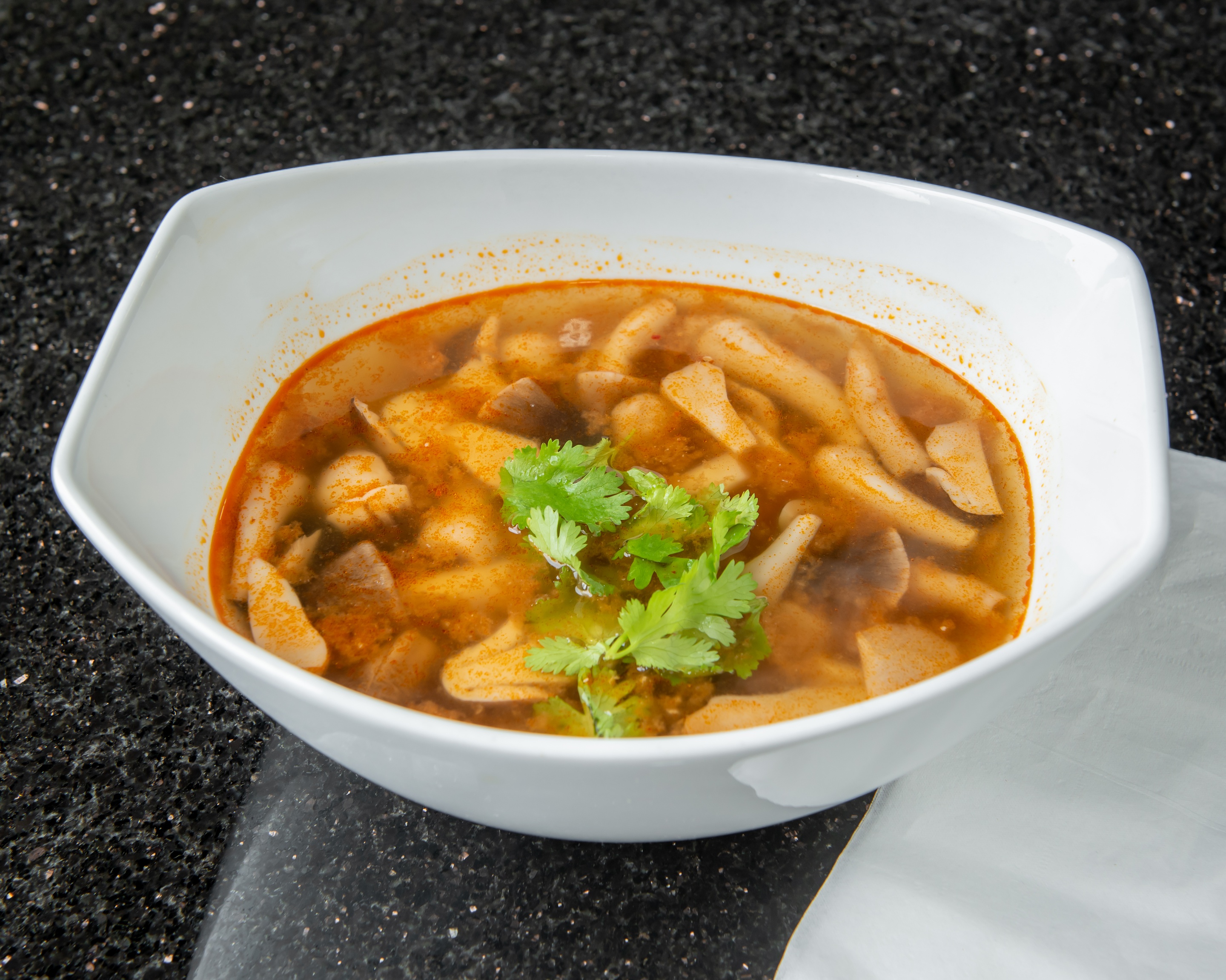 Order 9. Tom Yum Soup food online from Thai Noodles Cafe store, Libertyville on bringmethat.com
