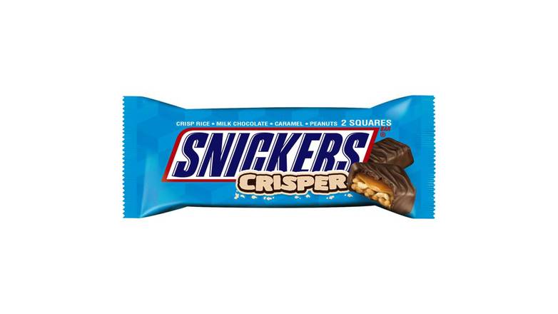 Order Snickers Crisper Chocolate Candy Bars food online from Trumbull Mobil store, Trumbull on bringmethat.com