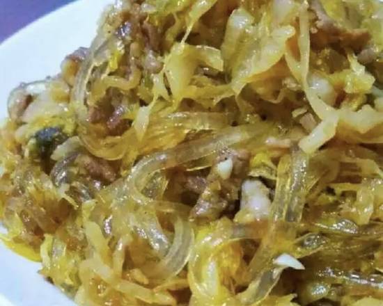 Order 45# Sauerkraut Fried Noodles 酸菜炒粉 food online from Beijing Noodle House 同顺面馆 store, Lake Forest on bringmethat.com