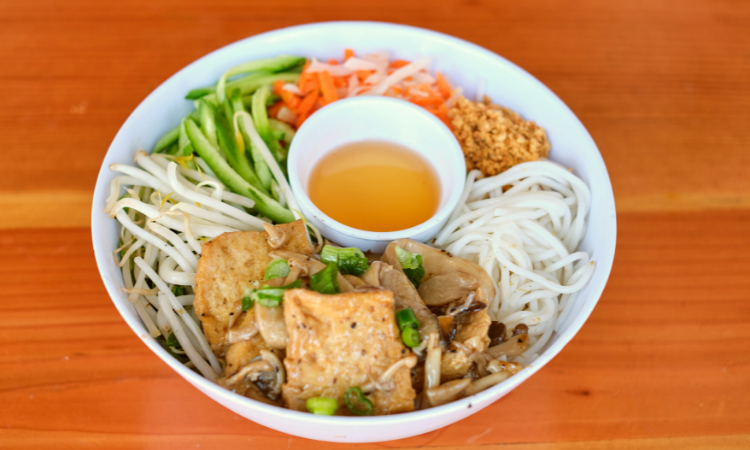 Order Bun Chay/Vegetarian food online from Nong La Cafe store, Los Angeles on bringmethat.com