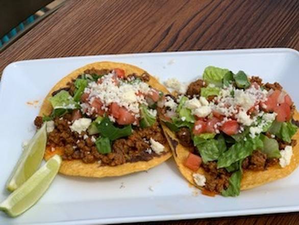 Order Ground Beef tostadas food online from Lola Tex-Mex Restaurant store, Hopatcong on bringmethat.com