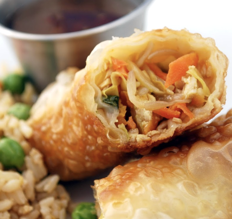 Order 2 Pieces Vegetable Egg Roll food online from Jin 28 store, Carol Stream on bringmethat.com