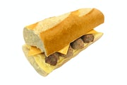 Order 89. Egg, Sausage, Cheese BA food online from Lee Sandwiches store, Gardena on bringmethat.com