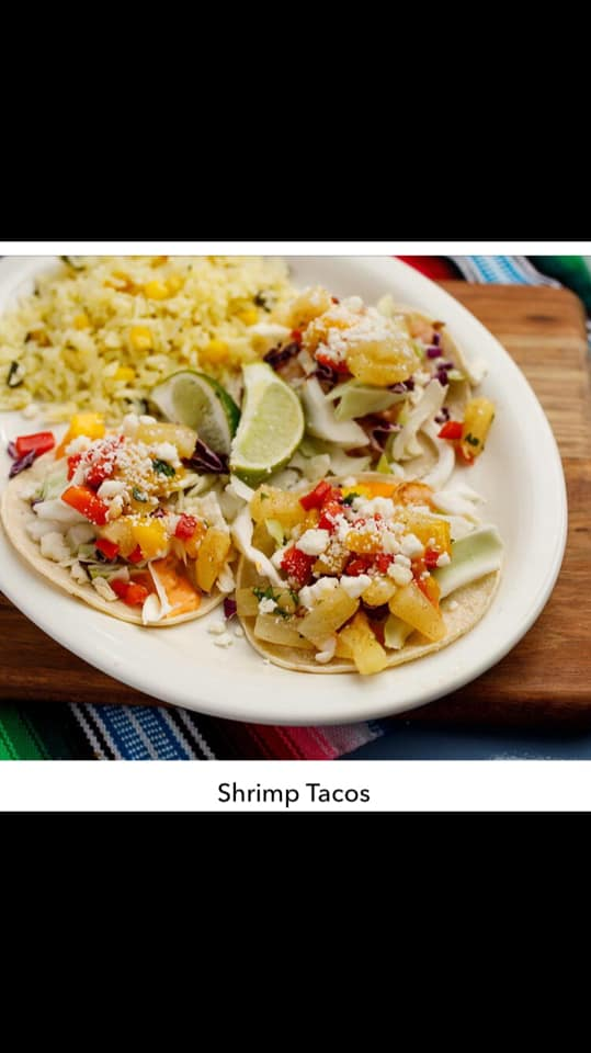 Order Shrimp Tacos food online from Jalapenos Locos store, San Angelo on bringmethat.com