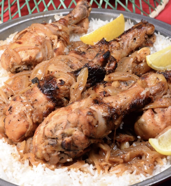 Order Yassa Poulet food online from KG’s African American Grill store, Garden City on bringmethat.com