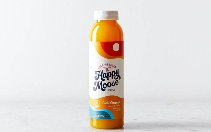 Order Happy Moose Juice - California Orange 12 oz. food online from The Epicurean Trader store, San Francisco on bringmethat.com