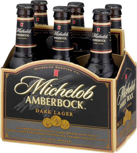 Order Michelob Amber Bock - Pack Of 6 food online from Red Roof Market store, Lafollette on bringmethat.com