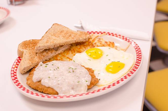Order COUNTRY FRIED STEAK food online from Cahill Diner store, Inver Grove Heights on bringmethat.com