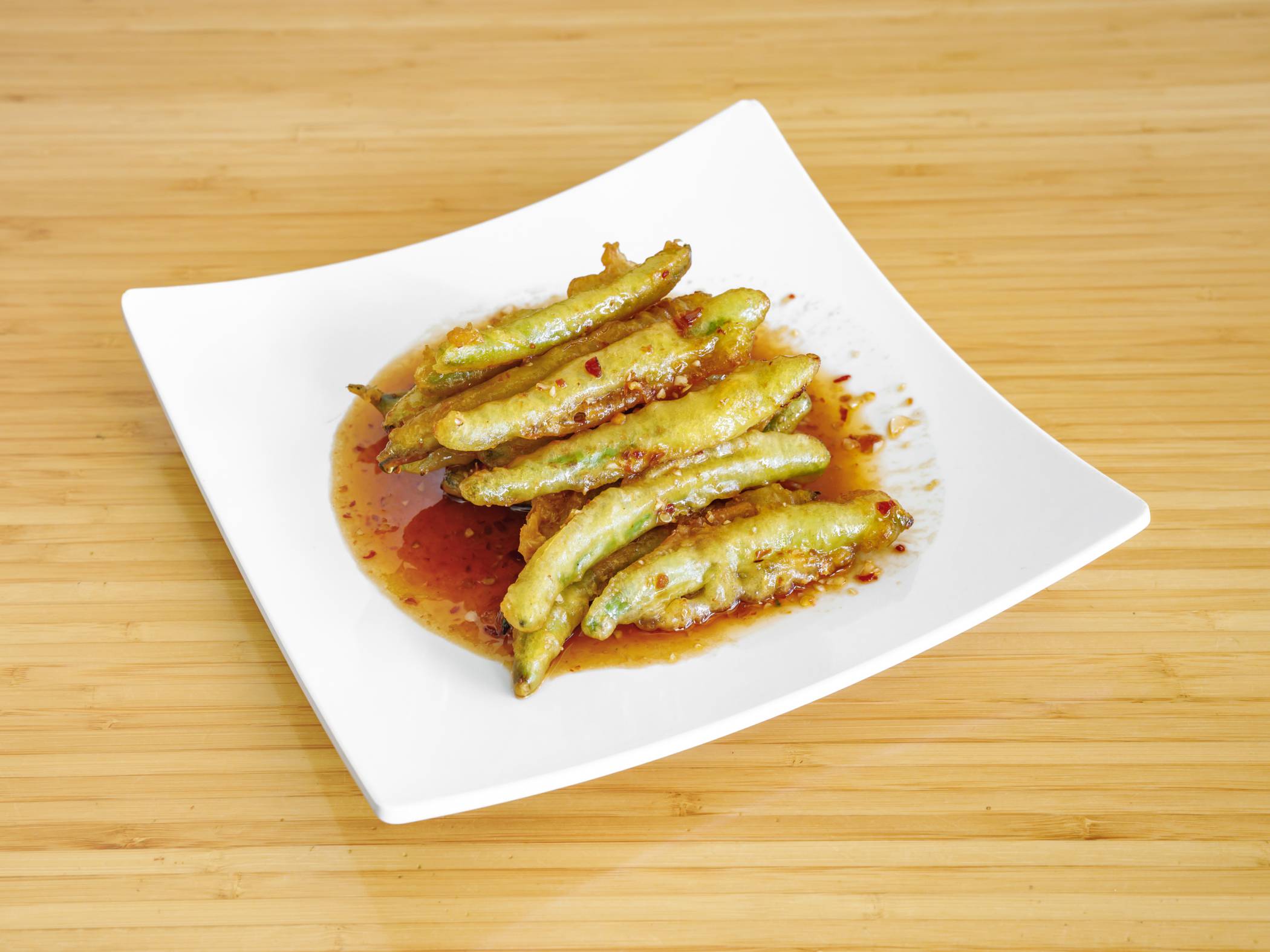 Order Spicy Green Beans food online from Benley: A Vietnamese Kitchen store, Long Beach on bringmethat.com