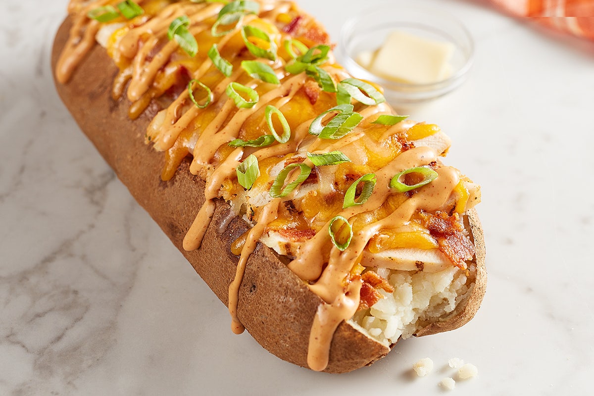Order Chipotle Chicken & Bacon Spud food online from McAlister's 1416 store, Arnold on bringmethat.com
