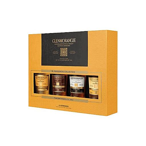 Order Glenmorangie Pioneering Collection 4 Pack (4PK 100 ML) 113628 food online from Bevmo! store, Ladera Ranch on bringmethat.com