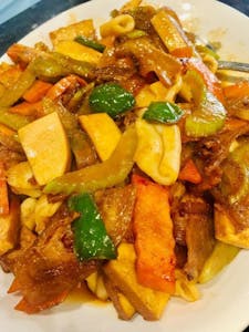 Order 86. Stir-Fried Combo 客家小炒 food online from Jade Garden store, Lawrence on bringmethat.com