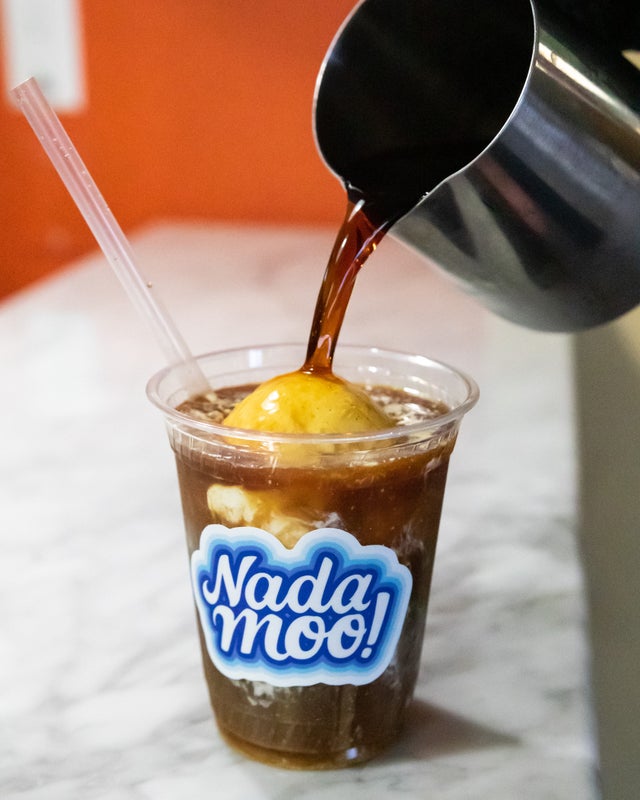 Order Cold Brew Float food online from Nada Moo! Scoop Shop store, Austin on bringmethat.com