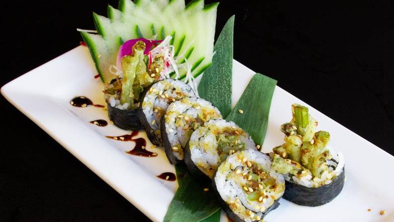Order Tempura Asparagus Roll food online from Hapa Sushi Bar & Sake Grill store, Denver on bringmethat.com