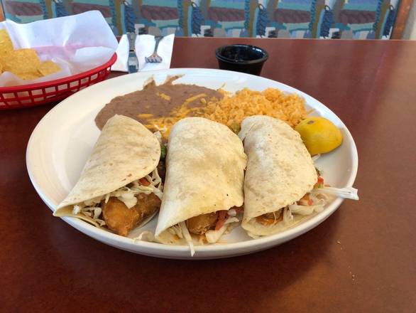 Order Fish Tacos food online from Don Chuy Mexican Restaurant store, Bonney Lake on bringmethat.com