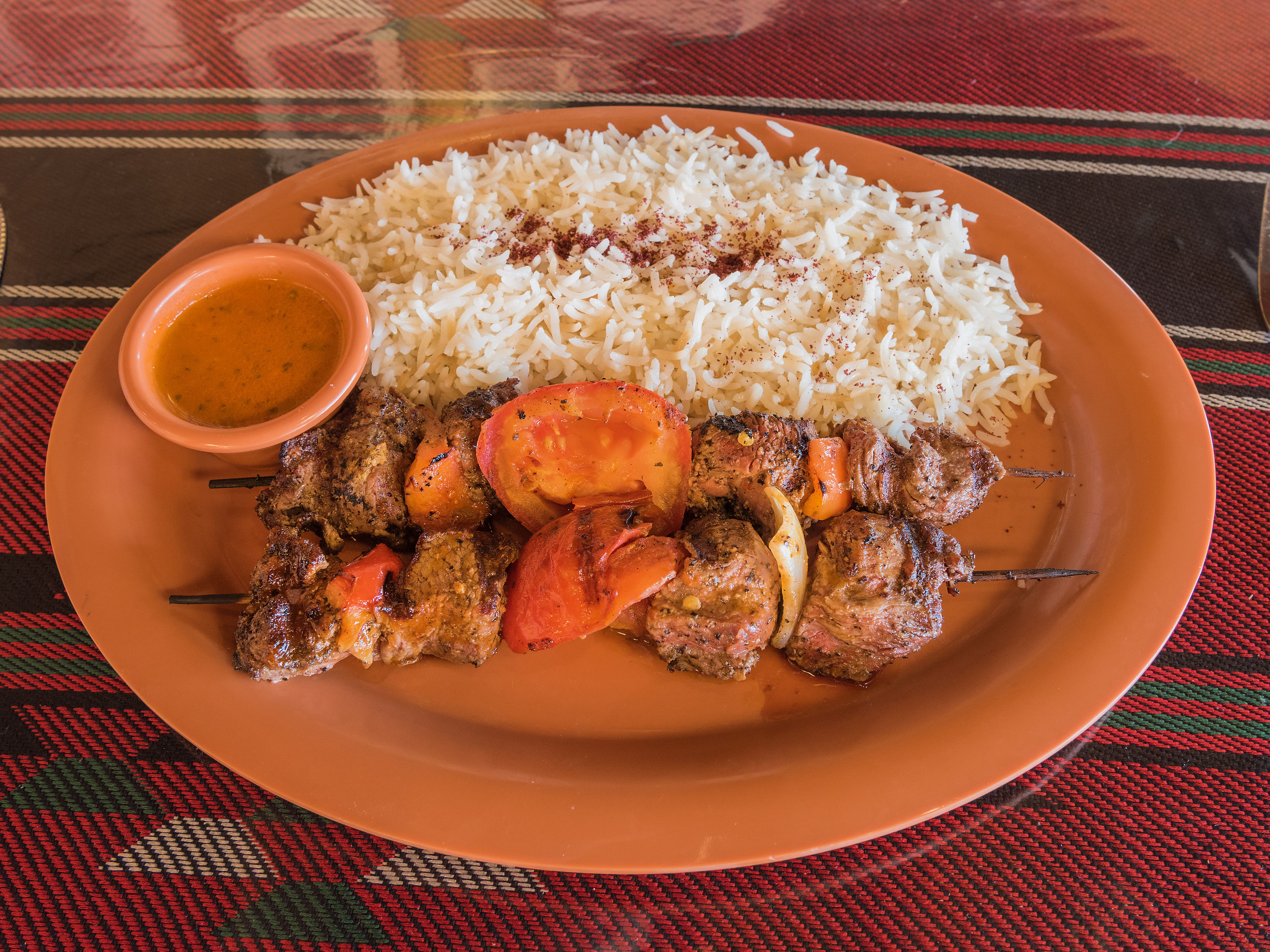 Order Beef Kabob  food online from Ali Baba Grill store, Boulder on bringmethat.com