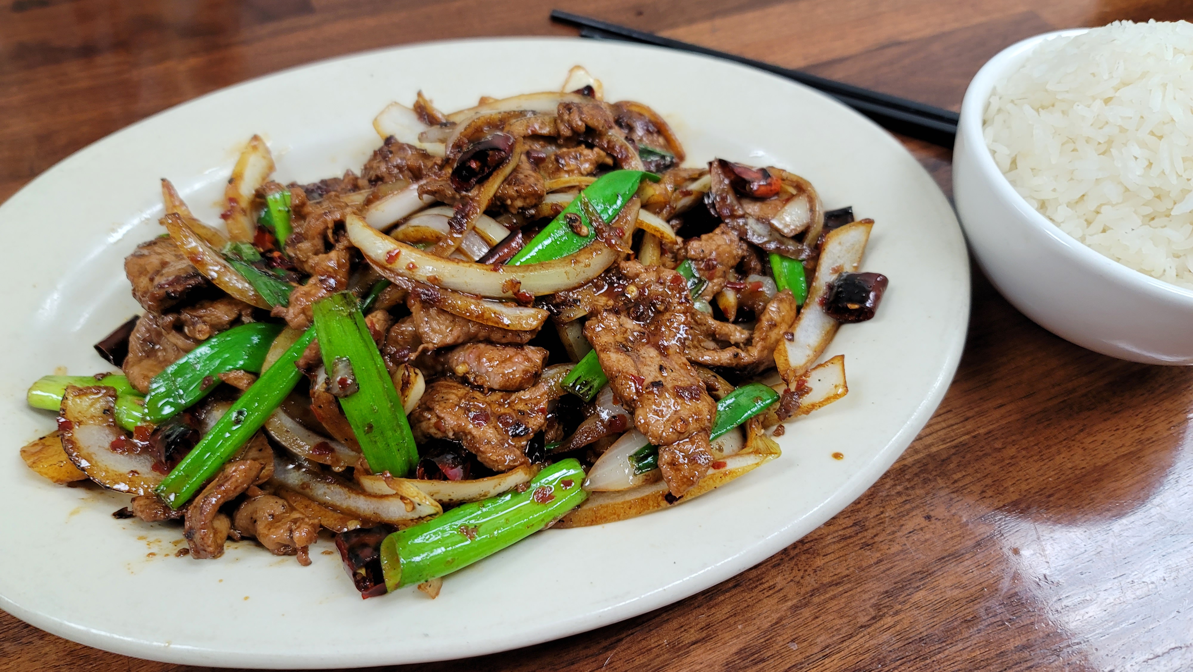 Order Mongolian Lamb food online from China Cafe store, Austin on bringmethat.com