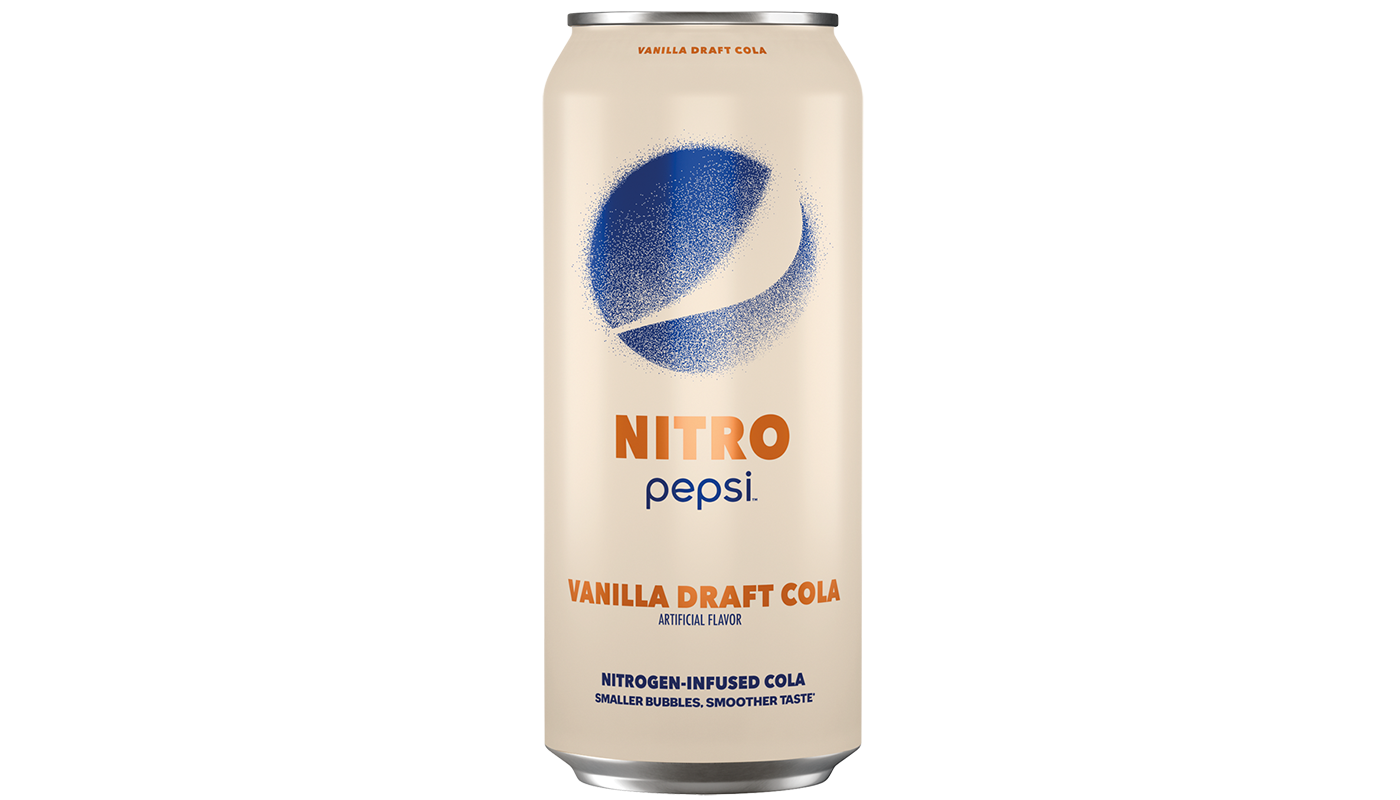 Order Pepsi Nitro Vanilla Can 13.65oz food online from Chevron Extramile store, Fountain Valley on bringmethat.com