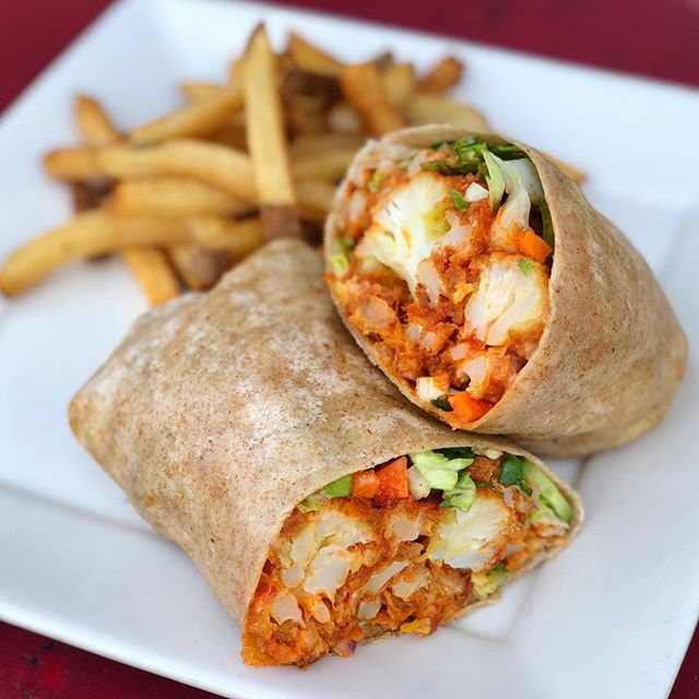 Order Hot Wing Wrap food online from Sage Plant Based Bistro & Brewery store, Agoura Hills on bringmethat.com