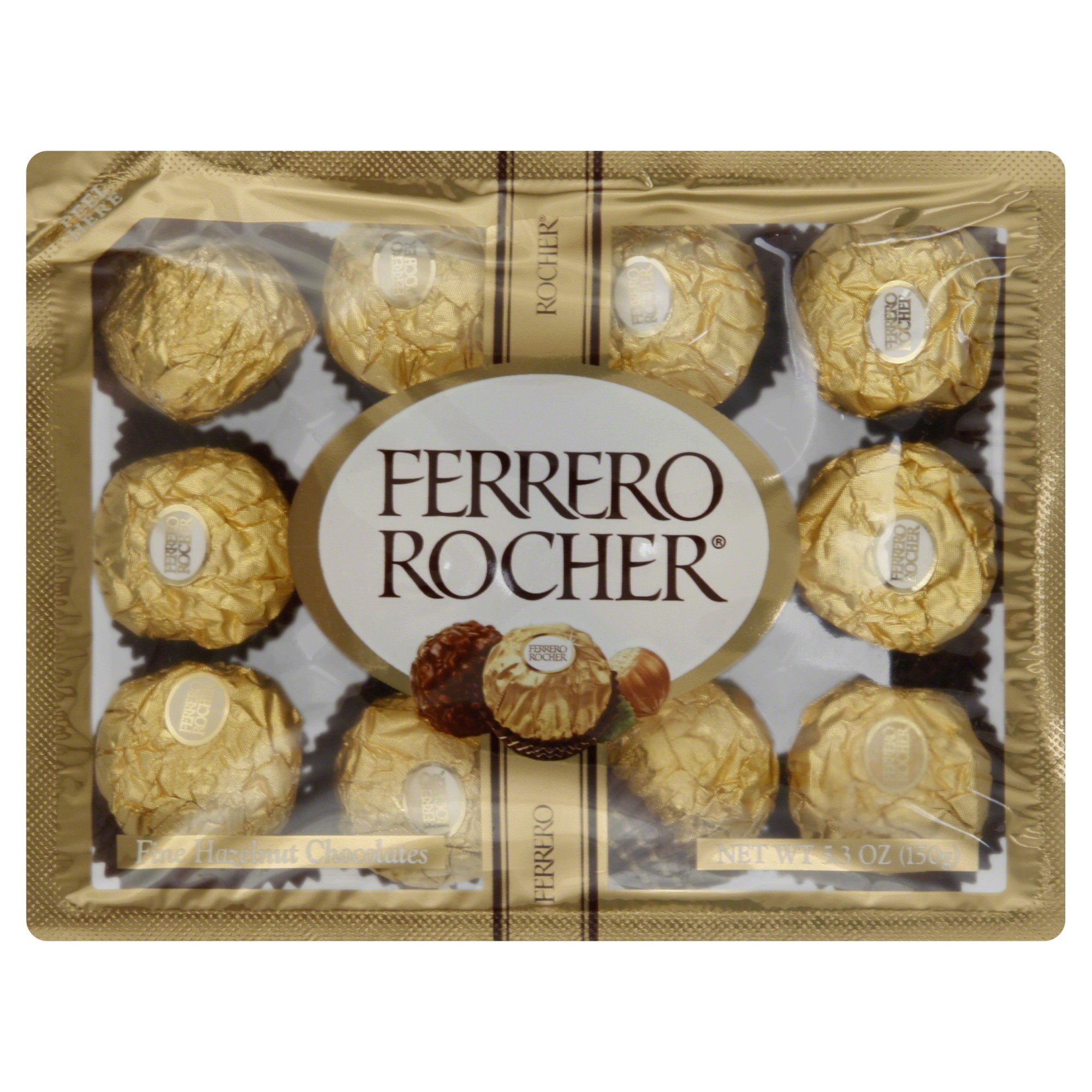 Order Ferrero Chocolates, Fine Hazelnut - 5.3 oz food online from Rite Aid store, SUFFOLK on bringmethat.com