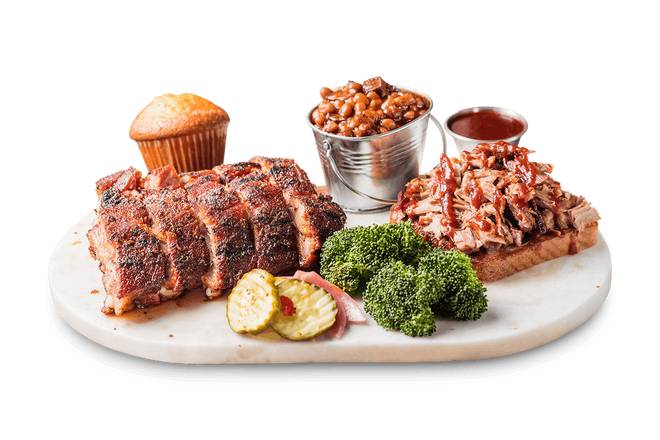 Order Pick 2 Combo food online from Famous Daves Barbeque - Roseville store, Roseville on bringmethat.com