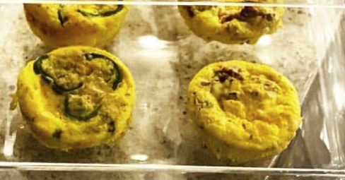 Order Sausage and Jalapeno Egg Souffle food online from Curbside Coffee store, Chicago on bringmethat.com