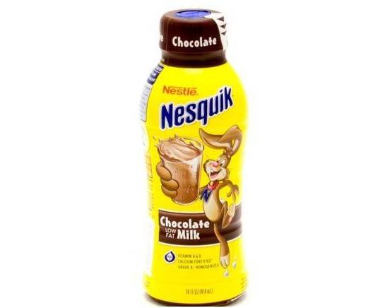 Order Nesquik Chocolate Milk food online from Fialkoff Kosher Pizza store, Lawrence on bringmethat.com