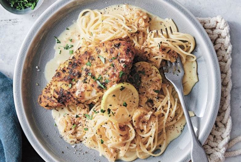 Order Chicken Francaise - Entree food online from Lunetta pizza store, New York on bringmethat.com