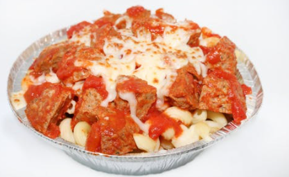 Order Mac Pasta with Meatball food online from Villa Pizza store, Milpitas on bringmethat.com