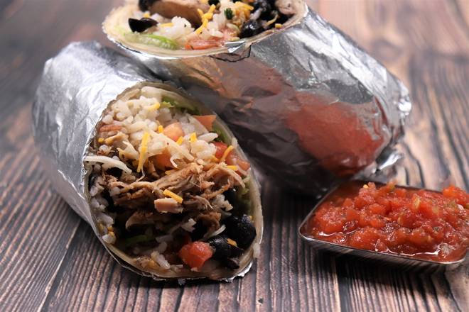 Order STEAK BURRITO food online from Pepperjax Grill store, Council Bluffs on bringmethat.com