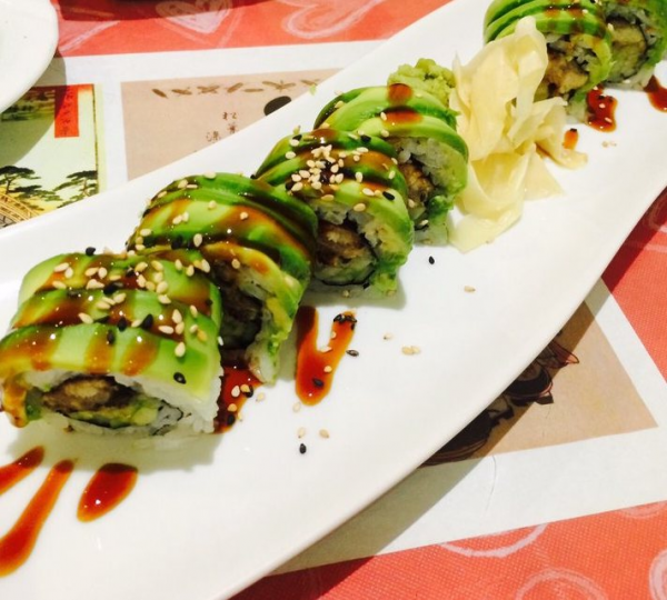 Order Green Dragon Maki food online from Love Sushi store, Gaithersburg on bringmethat.com