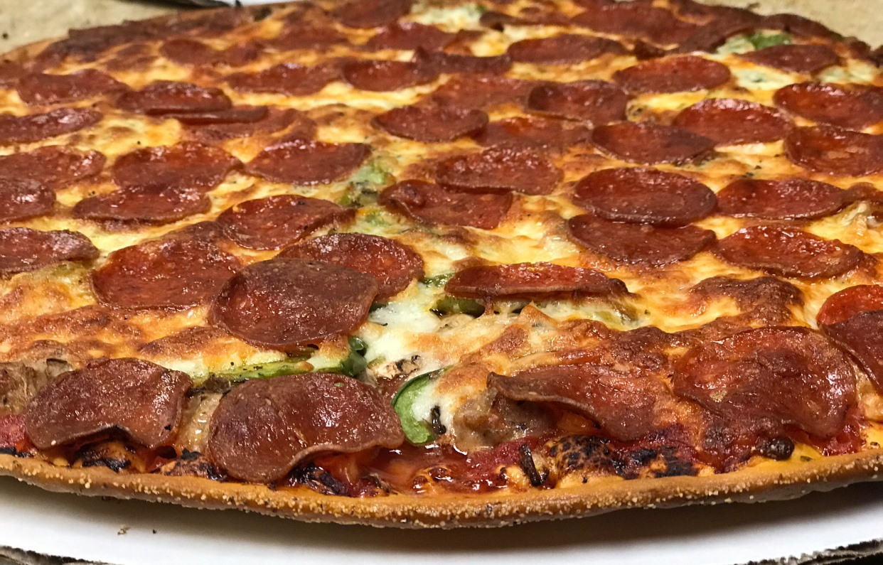 Order Build Your Own Pizza food online from Fat Ricky's store, Romeoville on bringmethat.com