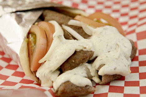Order 1. Gyros Sandwich food online from Shako Mako Grill store, Glendale on bringmethat.com