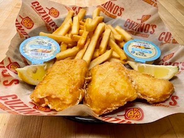 Order Fish & Chips food online from Cuzino's Family Kitchen store, Northeast on bringmethat.com
