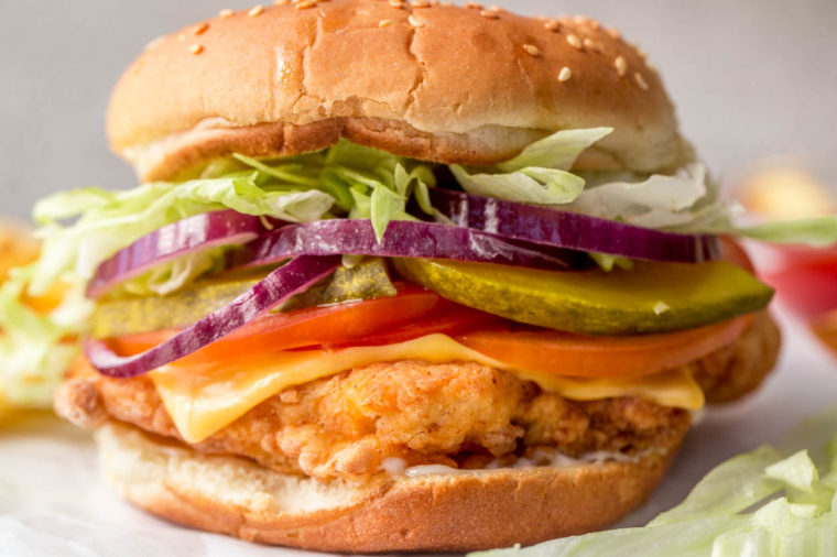 Order Chicken Burger food online from Rick Kitchen store, Yuma on bringmethat.com