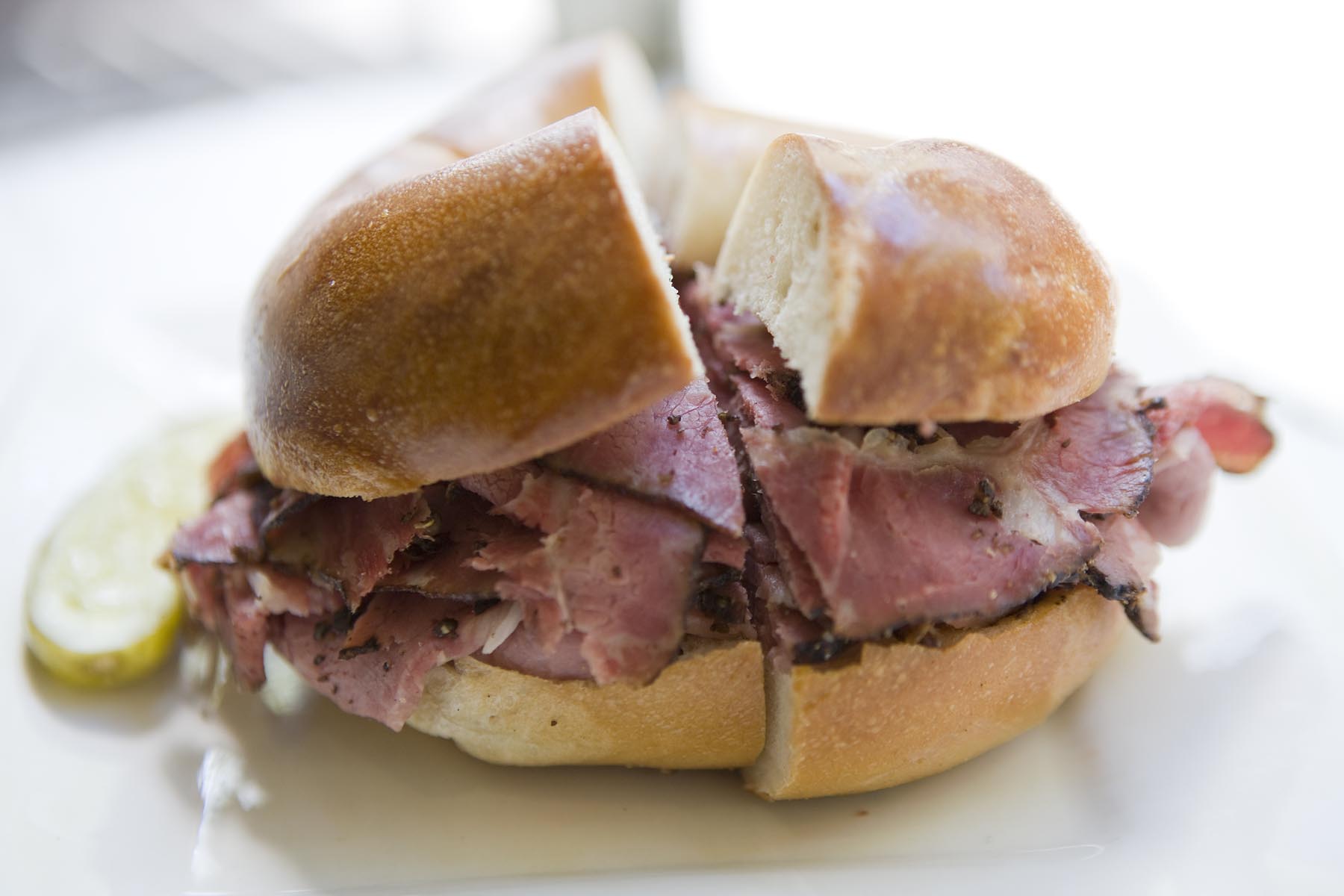 Order New York Style Corned Beef Sandwich food online from Murray's Bagels store, New York on bringmethat.com