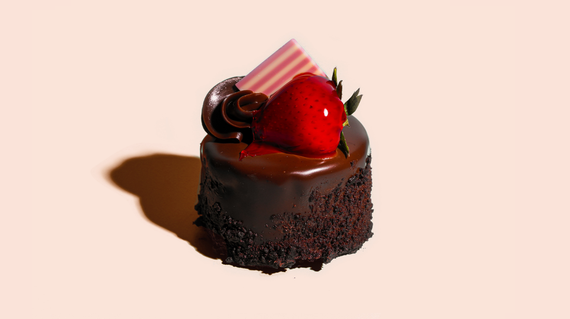 Order Chocolate Strawberry Mousse food online from Oasis Cafe store, Flushing on bringmethat.com