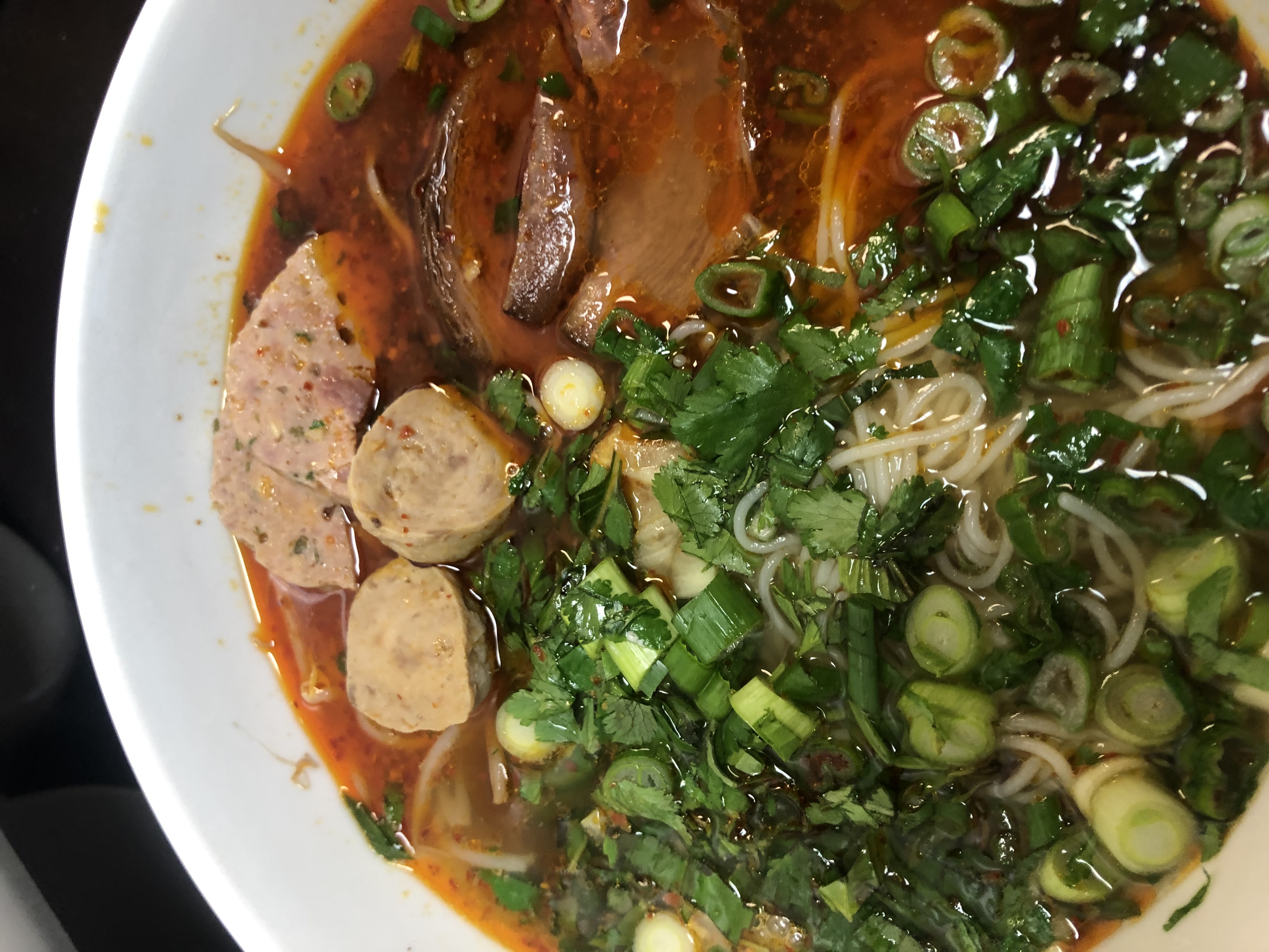 Order Spicy-Hot Beef Soup/Vermicelli 香辣牛肉湯米粉 food online from Phomanton store, Rowland Heights on bringmethat.com