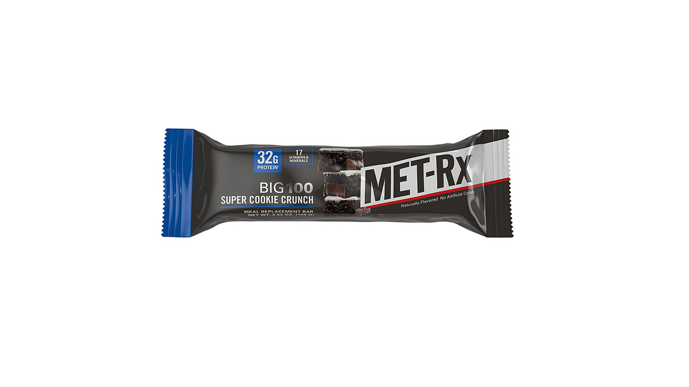 Order MetRx Protein Bar Cookie Crunch Bar food online from Extramile store, Desert Hot Springs on bringmethat.com