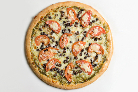 Order Cuban Black Bean Pizza food online from Avers Pizza store, Bloomington on bringmethat.com