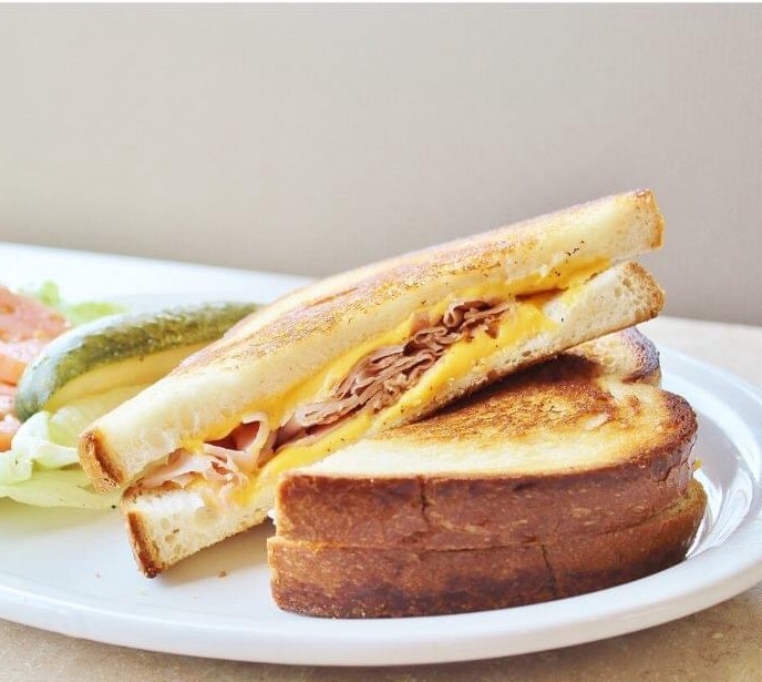 Order Grilled Ham and Cheese food online from Hub's Restaurant store, Skokie on bringmethat.com
