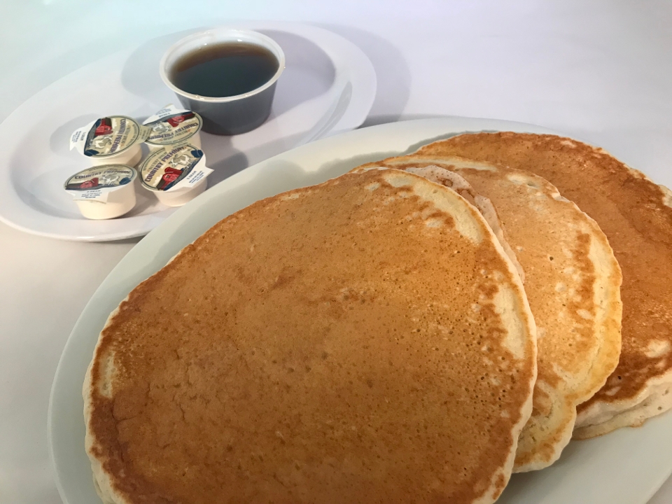 Order 3 Big Pancakes food online from Famous Gyro George store, Maple Heights on bringmethat.com