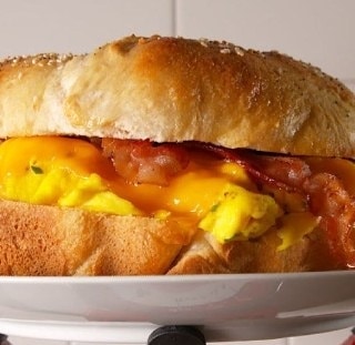 Order Just Eggs Sandwich food online from Professor Java's Coffee Sanctuary store, Albany on bringmethat.com