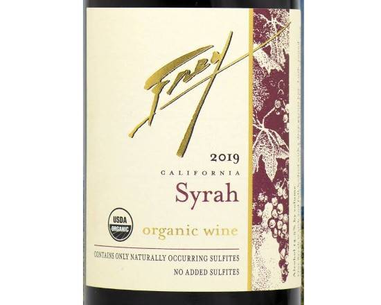 Order FREY SYRAH 750ML food online from House Of Wine store, New Rochelle on bringmethat.com