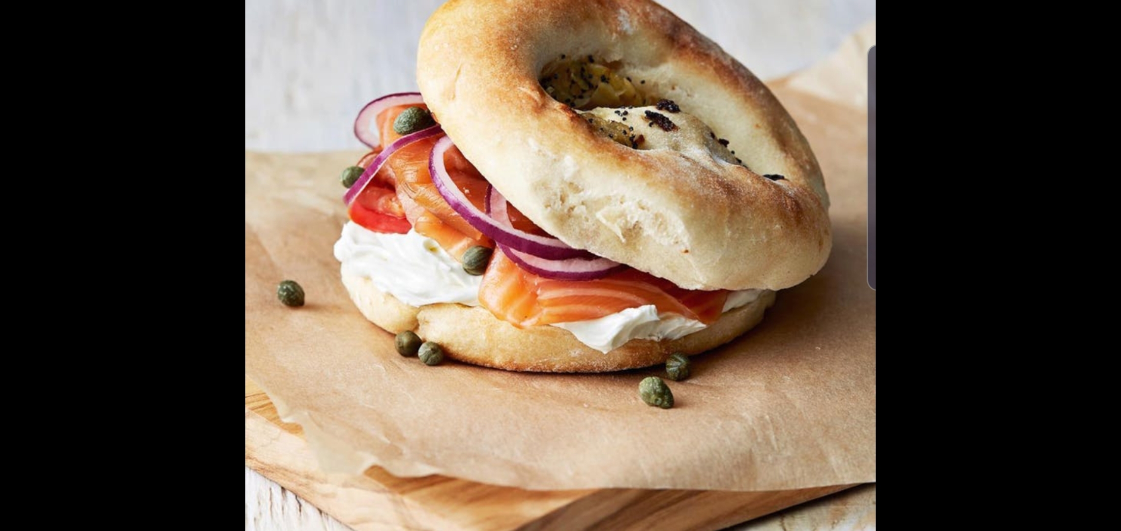 Order Bialy With Cream Cheese, Red Onions, Tomatoes And Capers  food online from Bedford gourmet food store, Brooklyn on bringmethat.com