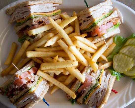Order Triple Decker Club Sandwich food online from Pegahs Family Restaurant store, Mission on bringmethat.com